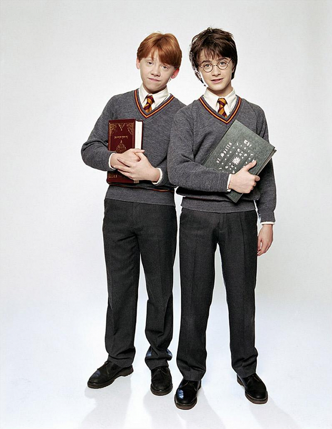 Harry Potter en de steen der wijzen - Promo - Rupert Grint, Daniel Radcliffe