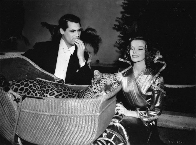 Bringing Up Baby - De filmagens - Cary Grant, Katharine Hepburn