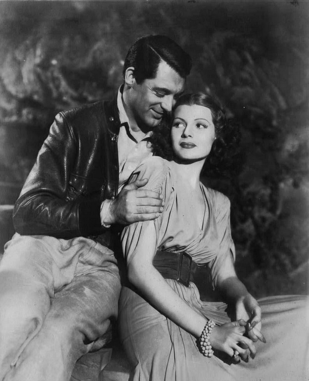 Csak az angyaloknak van szárnyuk - Filmfotók - Cary Grant, Rita Hayworth