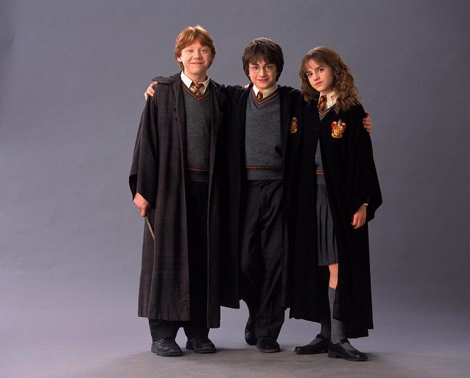 Harry Potter und die Kammer des Schreckens - Werbefoto - Rupert Grint, Daniel Radcliffe, Emma Watson