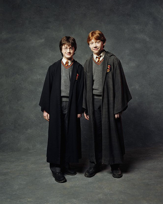 Harry Potter ja salaisuuksien kammio - Promokuvat - Daniel Radcliffe, Rupert Grint