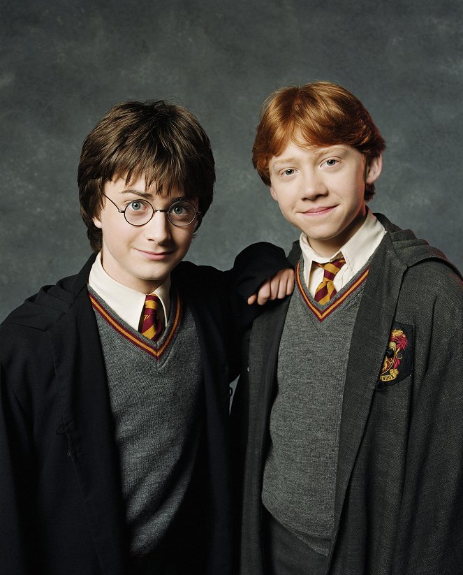 Harry Potter ja salaisuuksien kammio - Promokuvat - Daniel Radcliffe, Rupert Grint