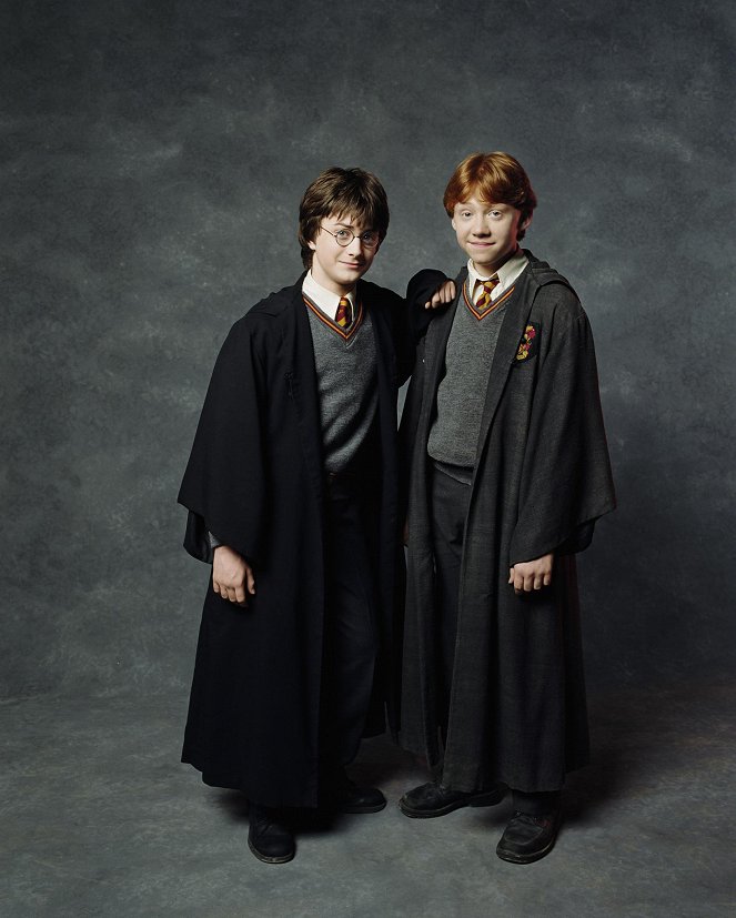 Harry Potter et la chambre des secrets - Promo - Daniel Radcliffe, Rupert Grint