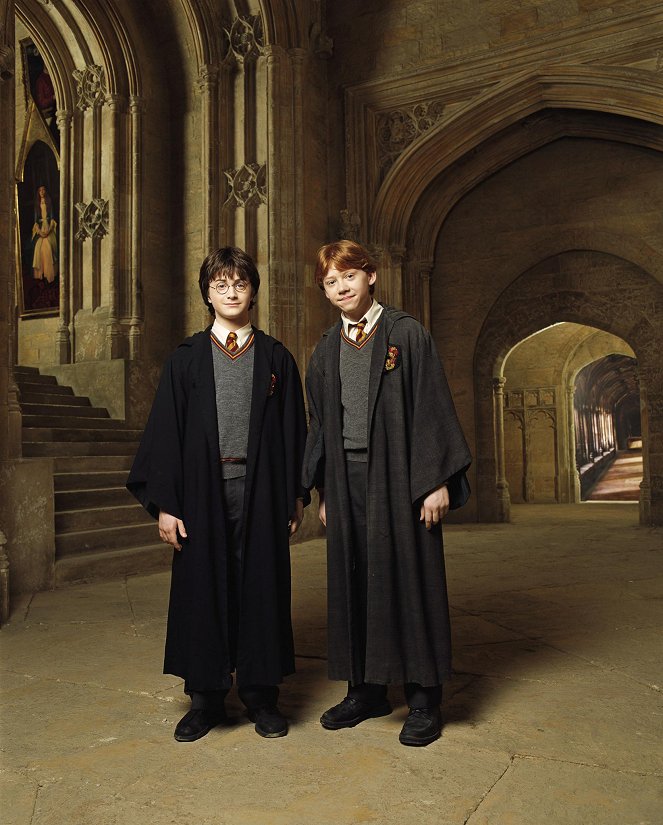 Harry Potter und die Kammer des Schreckens - Werbefoto - Daniel Radcliffe, Rupert Grint
