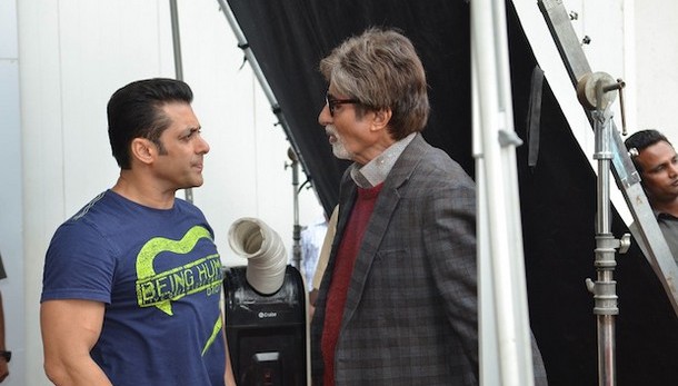 Jai Ho - Z natáčení - Salman Khan, Amitabh Bachchan