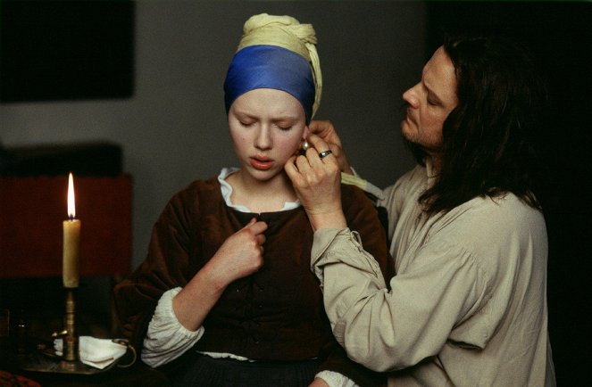 Leány gyöngy fülbevalóval - Filmfotók - Scarlett Johansson, Colin Firth