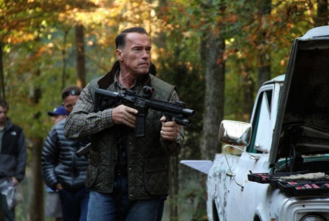 Sabotagem - De filmagens - Arnold Schwarzenegger