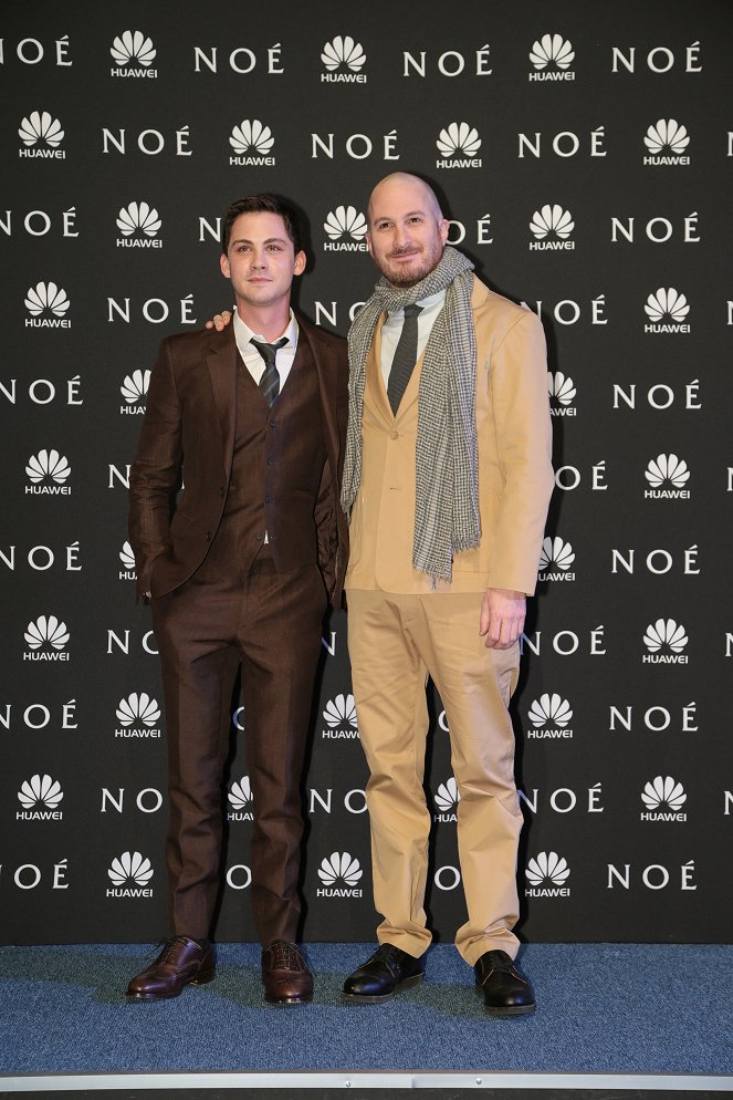 Noah - Events - Logan Lerman, Darren Aronofsky