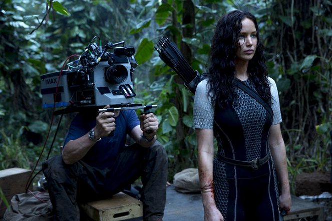 The Hunger Games: Catching Fire - Van de set - Jennifer Lawrence