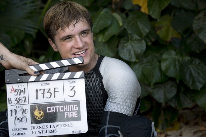 The Hunger Games: Em Chamas - De filmagens - Josh Hutcherson