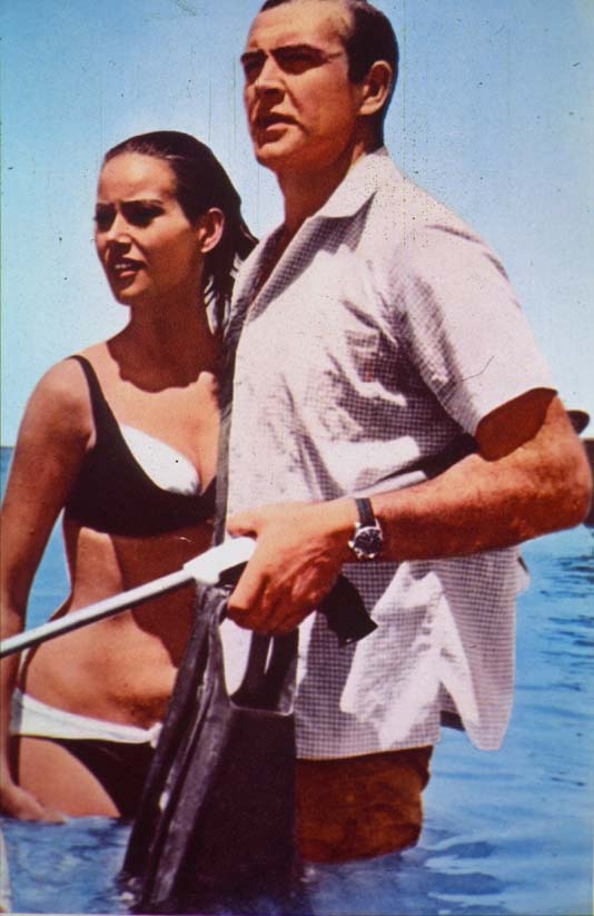 Operacja Piorun - Z filmu - Claudine Auger, Sean Connery