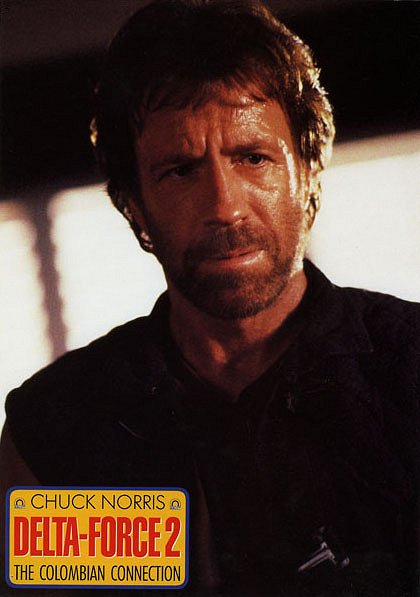 Delta Force 2: The Colombian Connection - Lobby karty - Chuck Norris