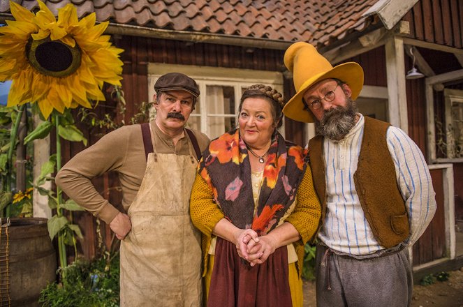 Pettersson und Findus - Kleiner Quälgeist, große Freundschaft - Tournage - Max Herbrechter, Ulrich Noethen, Marianne Sägebrecht