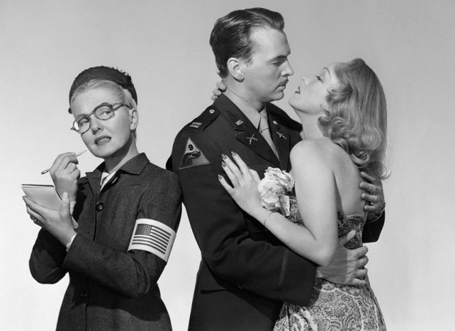Eine auswärtige Affäre - Werbefoto - Jean Arthur, John Lund, Marlene Dietrich