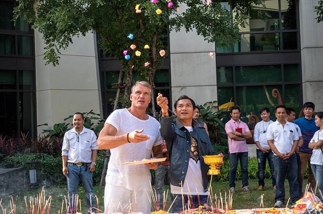 Krvavý Bangkok - Z natáčení - Dolph Lundgren, Tony Jaa