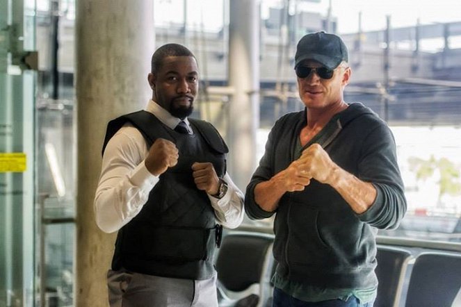 Pomsta v mene dcéry - Z nakrúcania - Michael Jai White, Dolph Lundgren