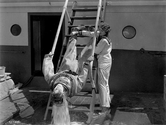 Marynarz na dnie morza - Z filmu - Buster Keaton, Kathryn McGuire
