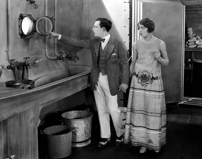 Marynarz na dnie morza - Z filmu - Buster Keaton, Kathryn McGuire