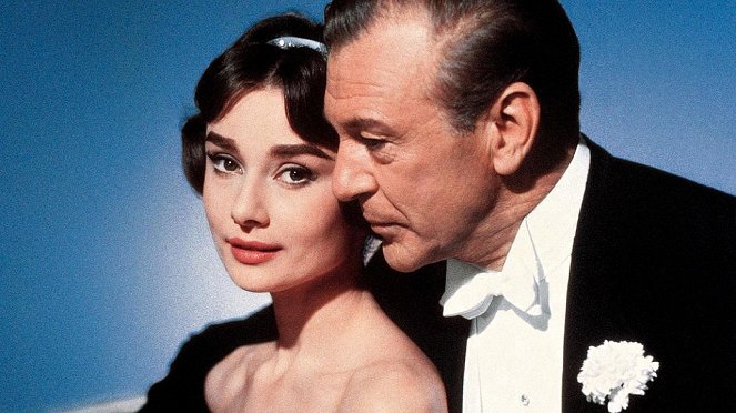 Liebe am Nachmittag - Werbefoto - Audrey Hepburn, Gary Cooper