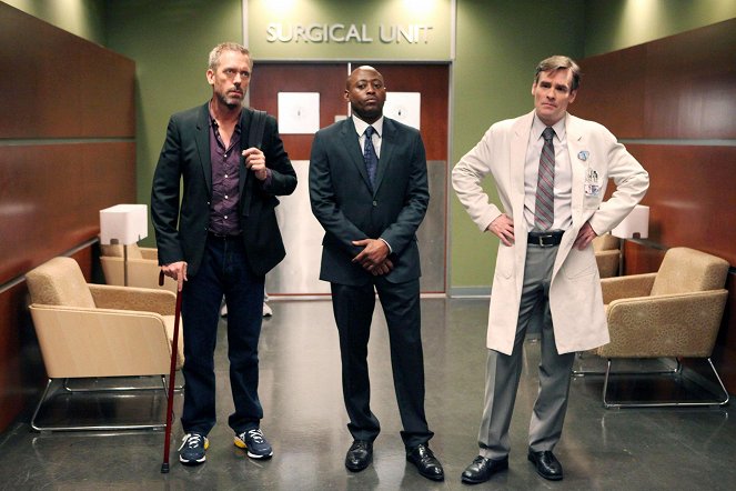 Doktor House - Jótékonyság - Filmfotók - Hugh Laurie, Omar Epps, Robert Sean Leonard