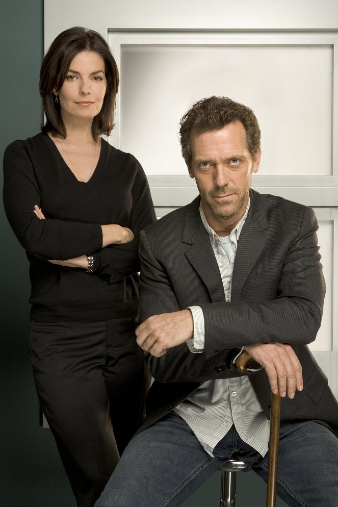 House M.D. - Season 1 - Werbefoto - Sela Ward, Hugh Laurie