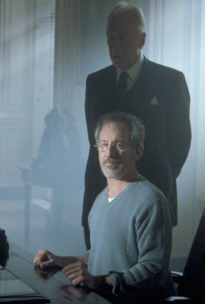 Minority Report - Van de set - Steven Spielberg, Max von Sydow
