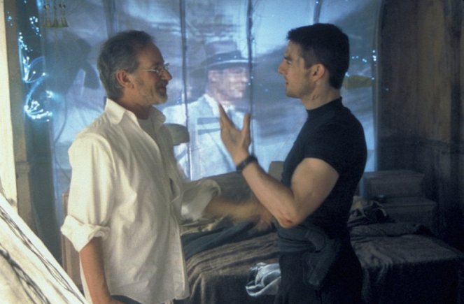 Különvélemény - Forgatási fotók - Steven Spielberg, Tom Cruise