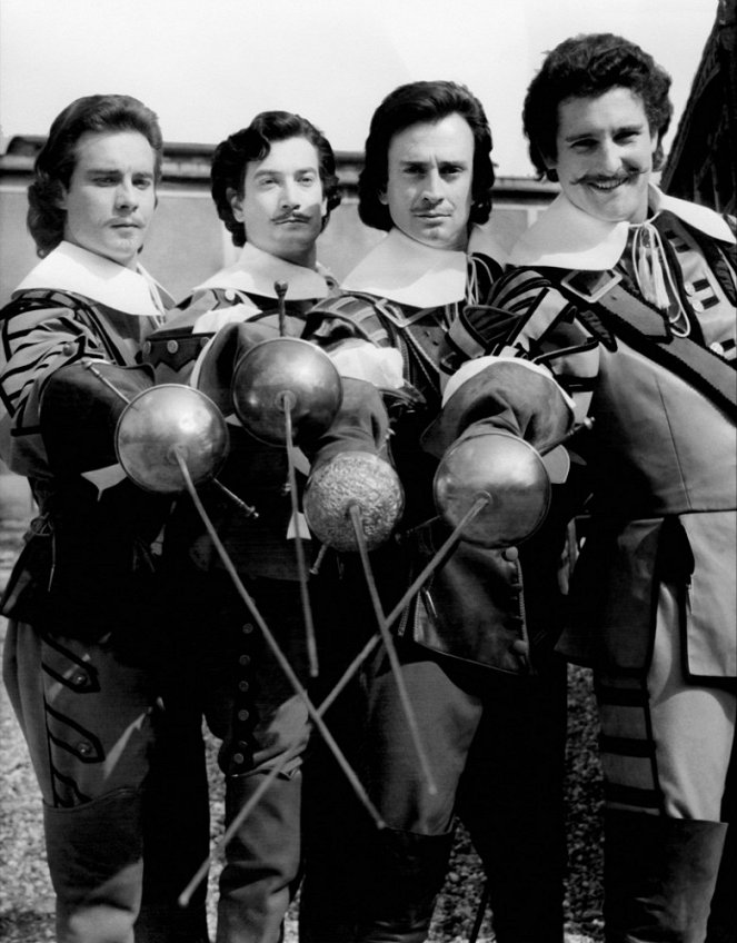 A három testőr: A királyné nyakéke - Promóció fotók - Jacques Toja, Gérard Barray, Georges Descrières, Bernard Woringer