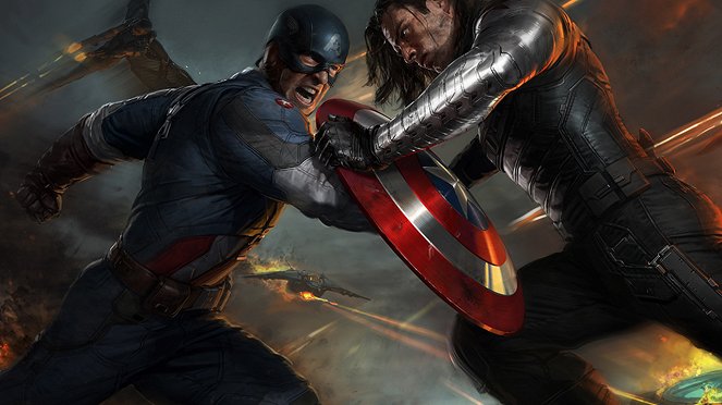 Captain America: Zimný vojak - Concept art - Chris Evans, Sebastian Stan