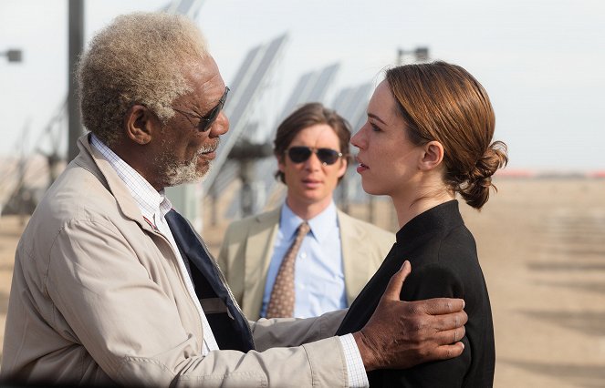 Transzcendens - Filmfotók - Morgan Freeman, Rebecca Hall