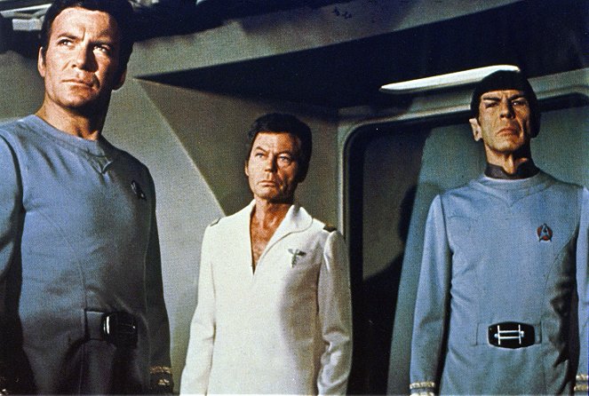 Star Trek - Der Film - Filmfotos - William Shatner, DeForest Kelley, Leonard Nimoy