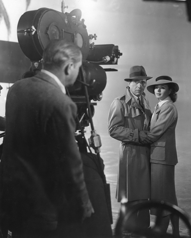 Casablanca - Making of - Humphrey Bogart, Ingrid Bergman