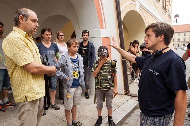 Pojedeme k moři - Del rodaje - Miroslav Táborský, Petr Šimčák, Jan Maršál, Jiří Mádl