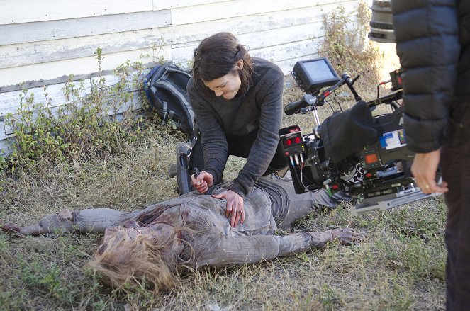 The Walking Dead - Seul - Tournage - Lauren Cohan