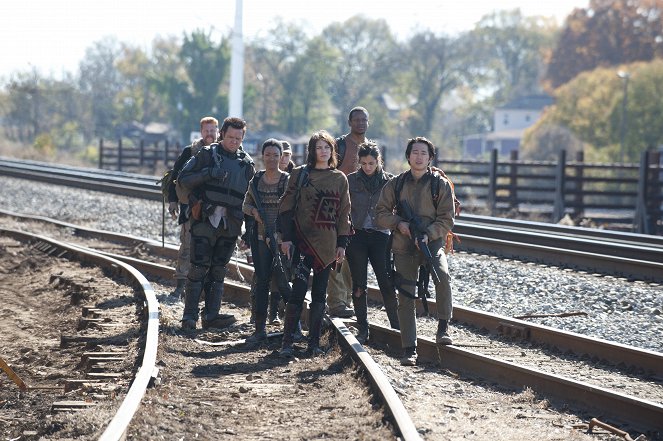 The Walking Dead - Mi - Filmfotók - Josh McDermitt, Sonequa Martin-Green, Lauren Cohan, Lawrence Gilliard Jr., Alanna Masterson, Steven Yeun