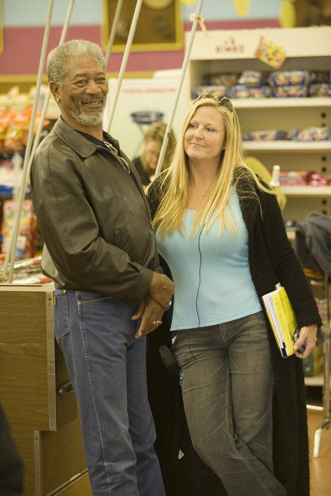 10 Items or Less - Dreharbeiten - Morgan Freeman