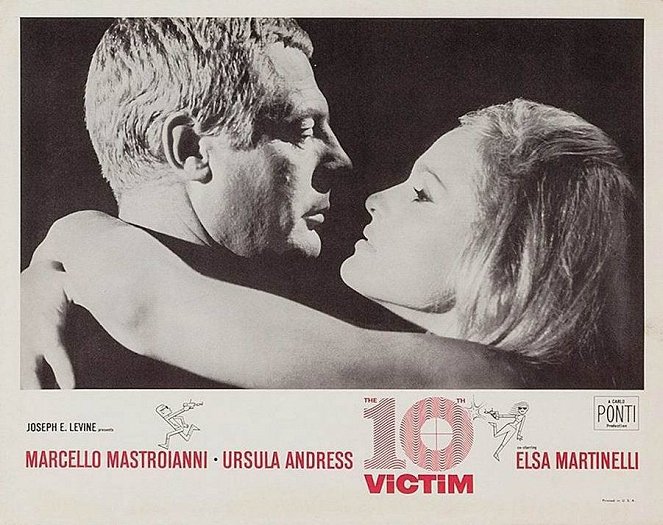 La víctima número 10 - Fotocromos - Marcello Mastroianni, Ursula Andress