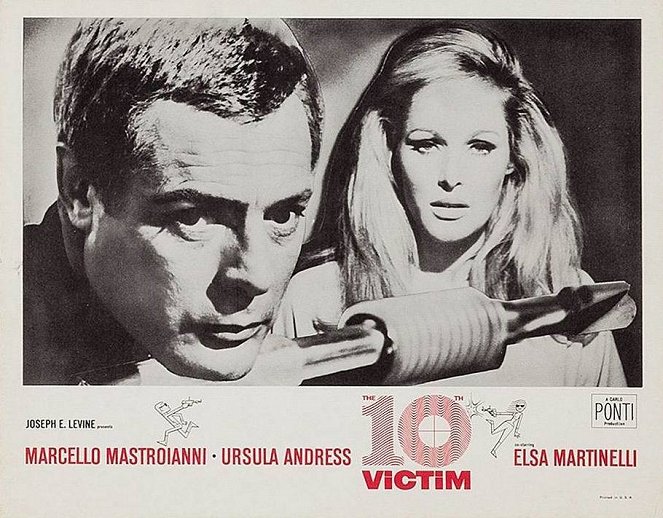 Das 10. Opfer - Lobbykarten - Marcello Mastroianni, Ursula Andress