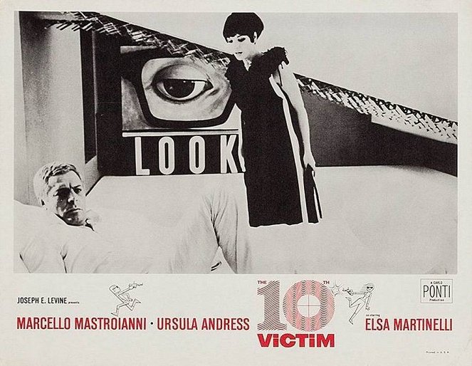 Das 10. Opfer - Lobbykarten - Marcello Mastroianni