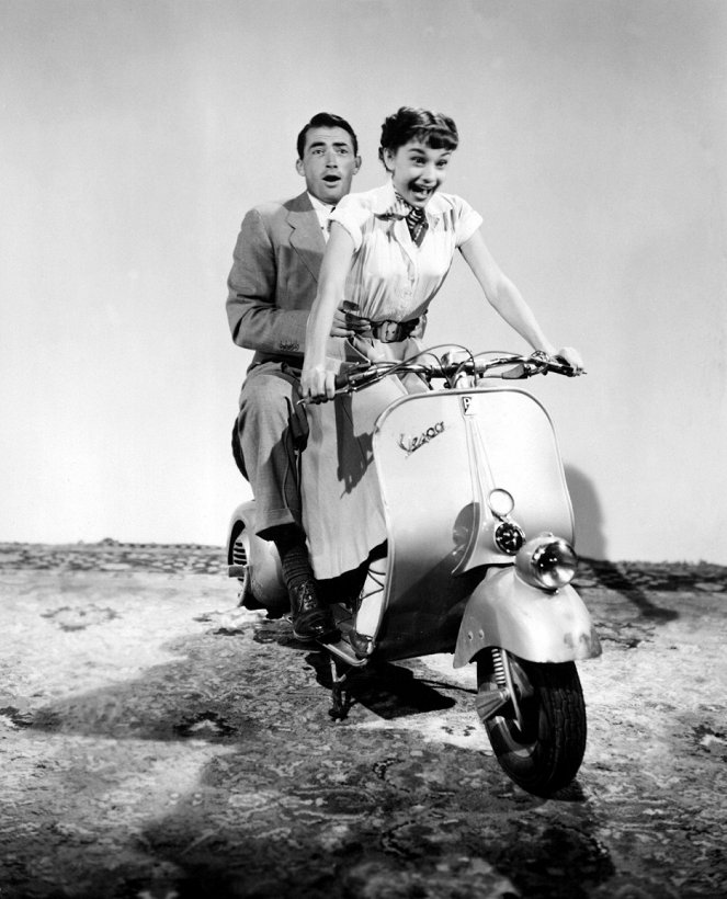 Római vakáció - Promóció fotók - Gregory Peck, Audrey Hepburn