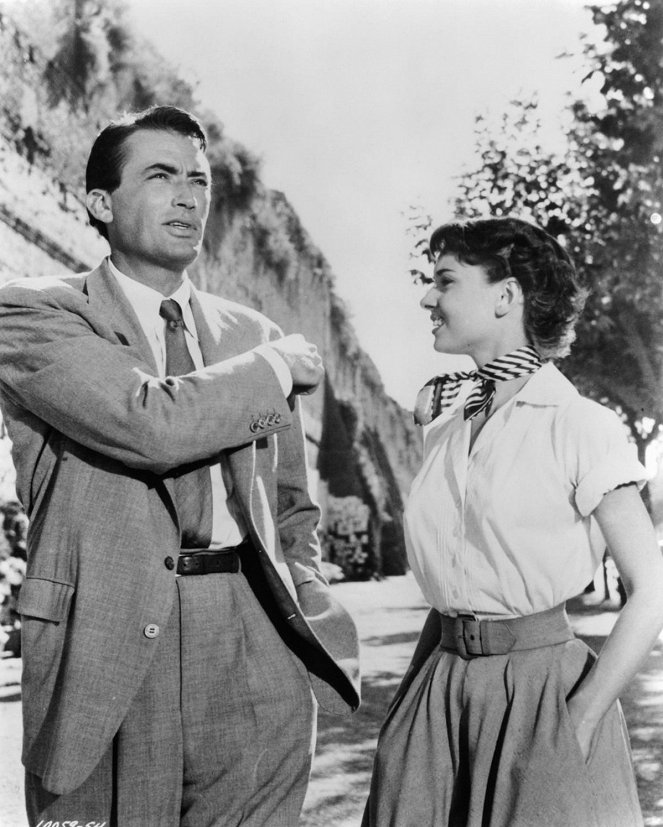 Prázdniny v Ríme - Z filmu - Gregory Peck, Audrey Hepburn