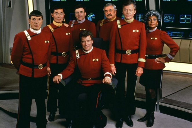 Star Trek V : L'ultime frontière - Promo - Leonard Nimoy, George Takei, DeForest Kelley, William Shatner, James Doohan, Walter Koenig, Nichelle Nichols