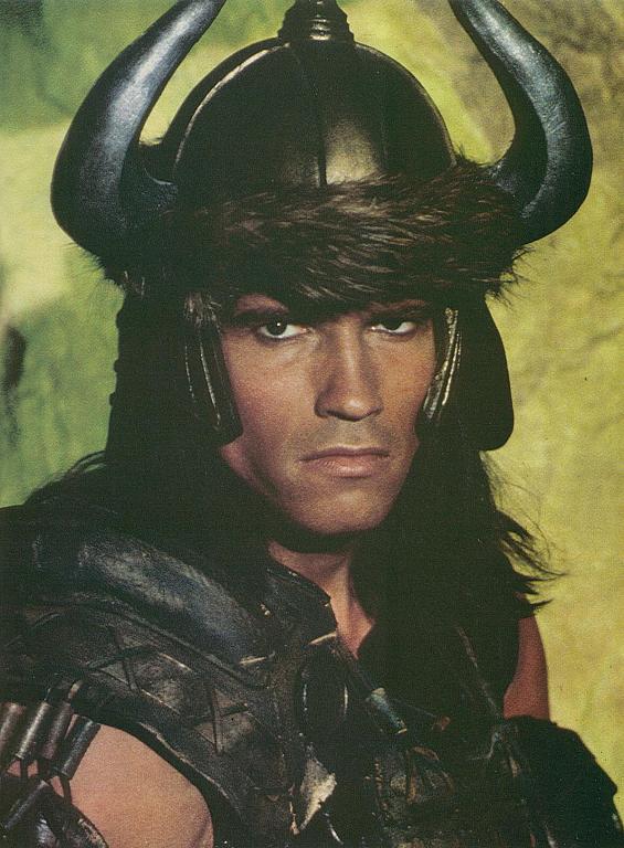 Conan - Der Barbar - Werbefoto - Arnold Schwarzenegger