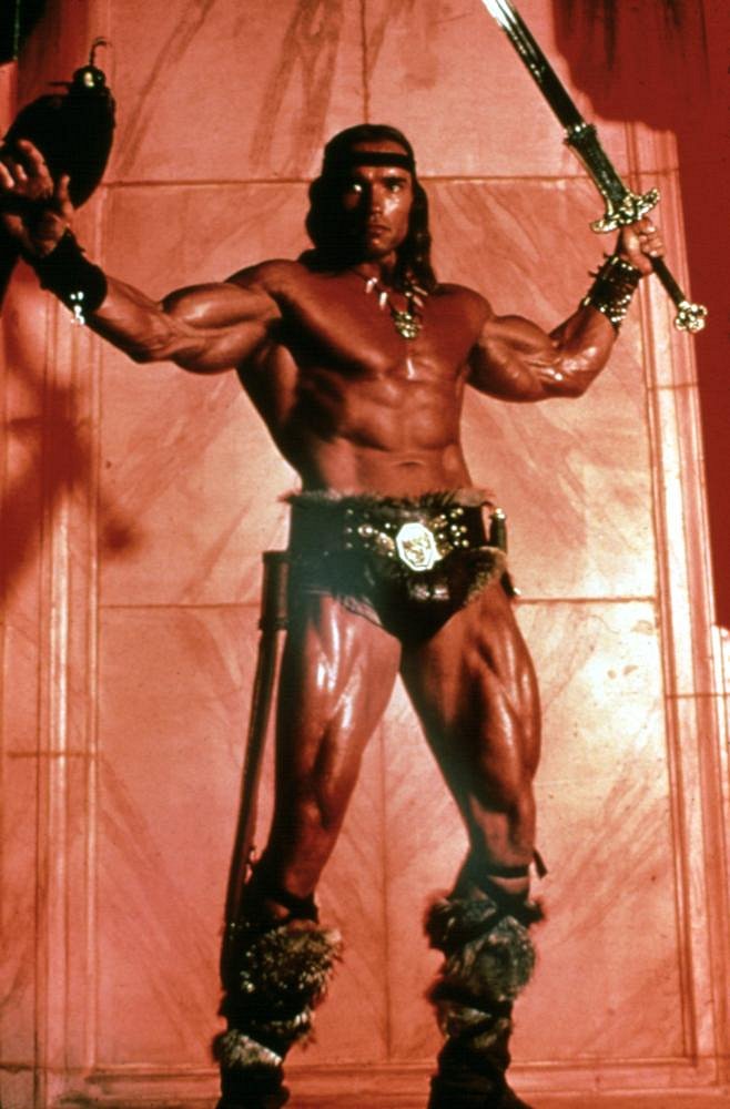 Conan, el destructor - Promoción - Arnold Schwarzenegger