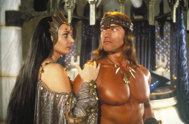 Conan o Destruidor - De filmes - Sarah Douglas, Arnold Schwarzenegger