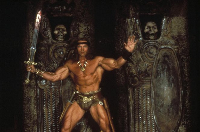 Conan, der Zerstörer - Werbefoto - Arnold Schwarzenegger