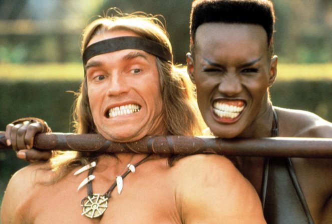 Conan, a barbár 2. - A pusztító - Forgatási fotók - Arnold Schwarzenegger, Grace Jones