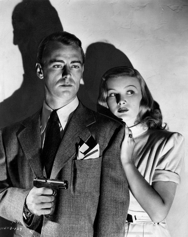 A kék dália - Promóció fotók - Alan Ladd, Veronica Lake