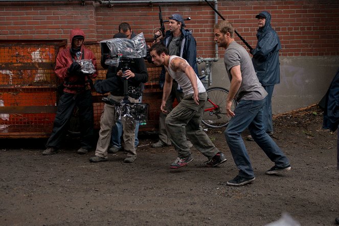 Brick Mansions - Kuvat kuvauksista - David Belle, Paul Walker