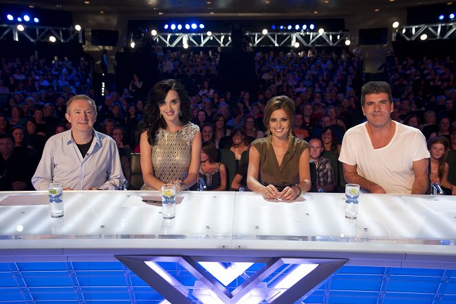 The X Factor - Werbefoto - Katy Perry, Cheryl, Simon Cowell